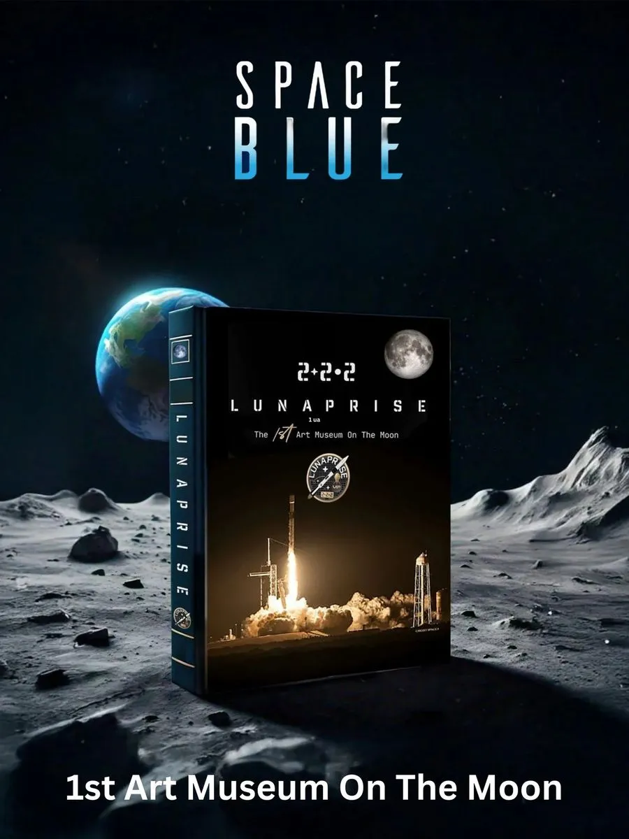Space Blue Lunaprise: 1st Art Museum On The Moon